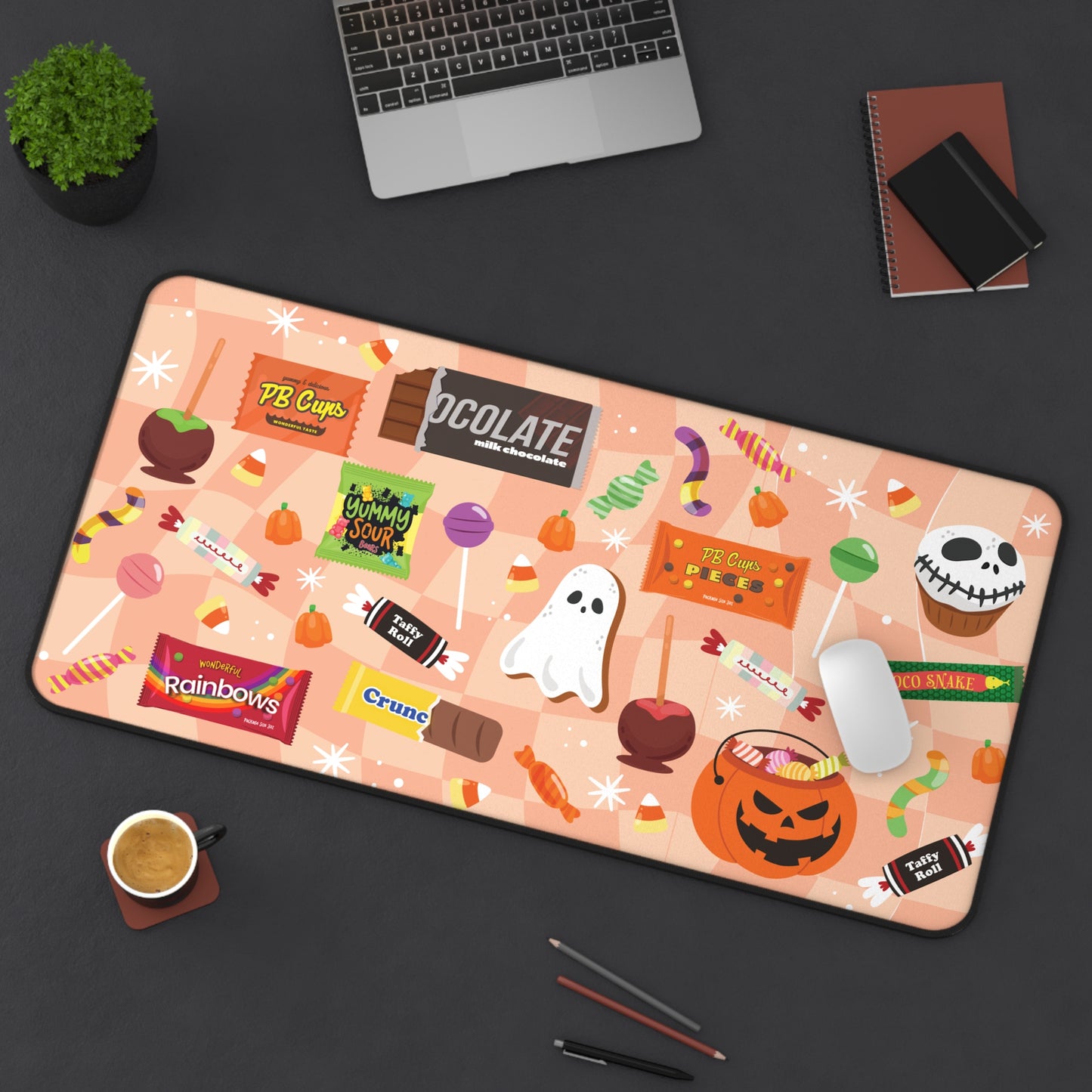 Halloween Desk Mat - Orange
