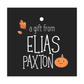 Halloween Pumpkin "A Gift From" Tags or Stickers
