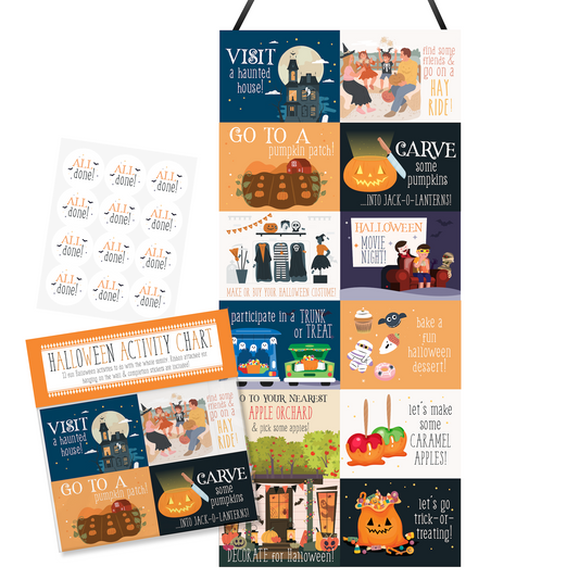 Halloween Countdown Activity Chart