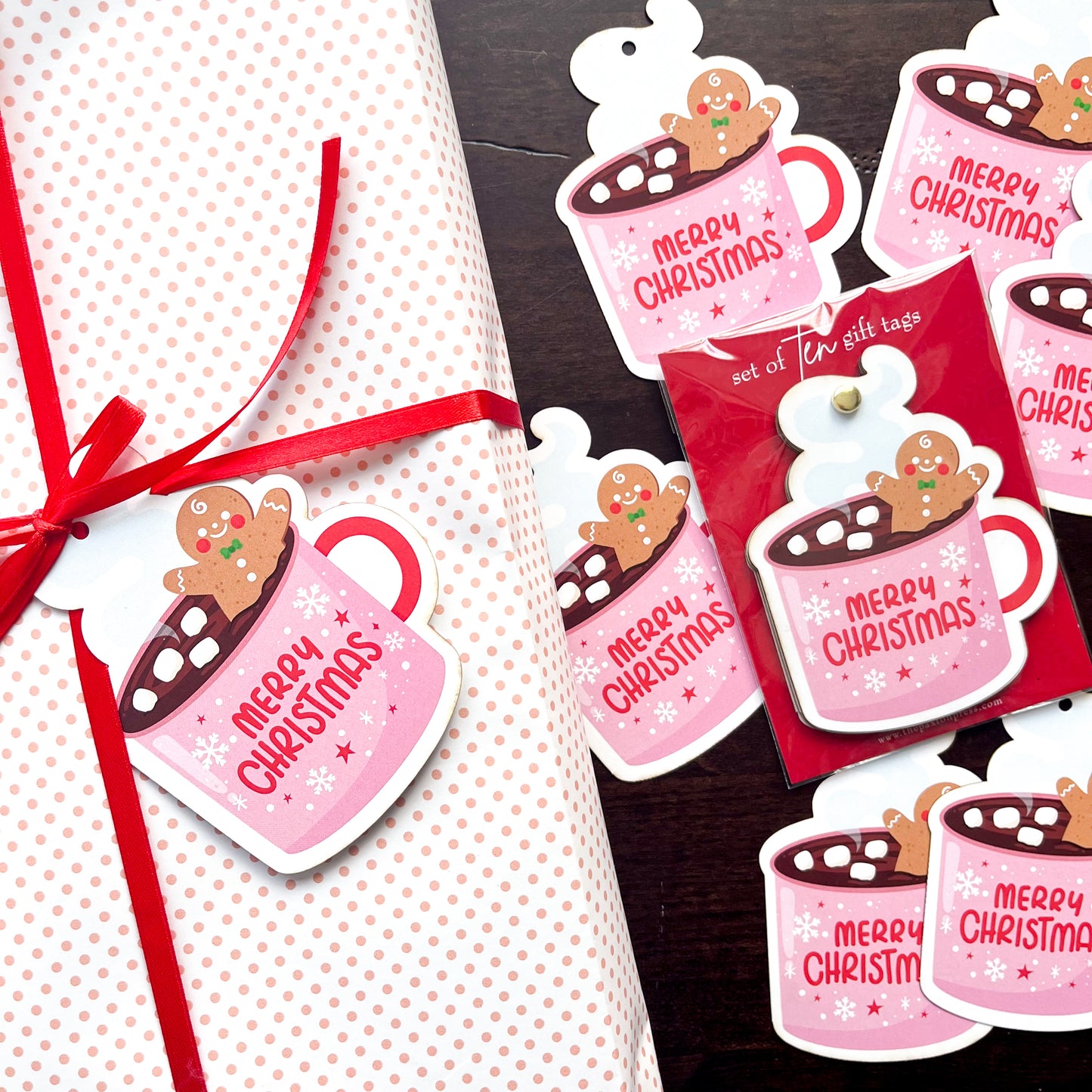 Hot Cocoa Christmas Gift Tags