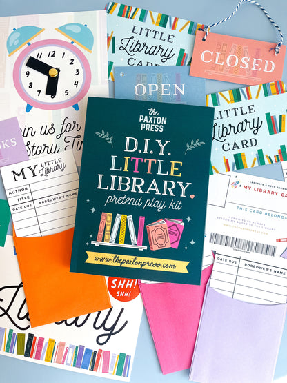 D.I.Y. Little Library Pretend Play Kit