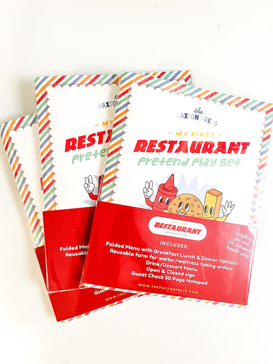 My First Restaurant Pretend Play Set