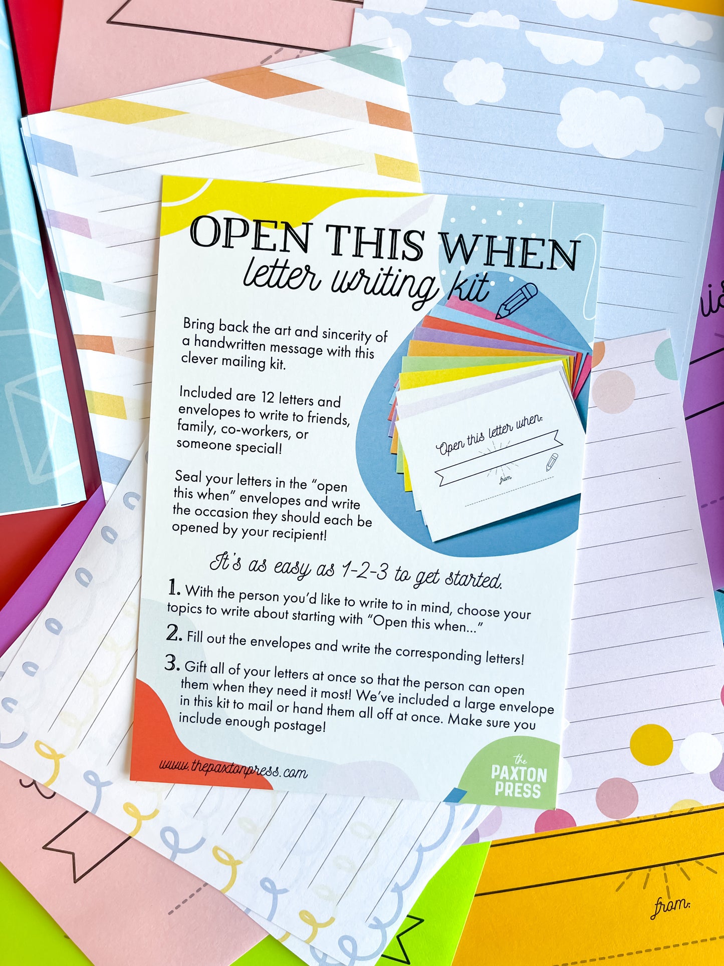 "Open When" Letter Writing Kit