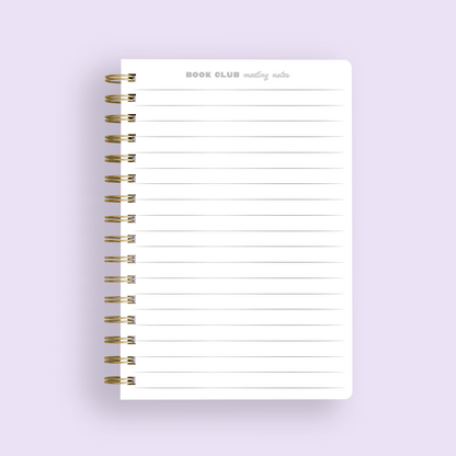 Notes for Book Club Notebook