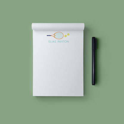 Cute Kids Tennis Racquet Notepad