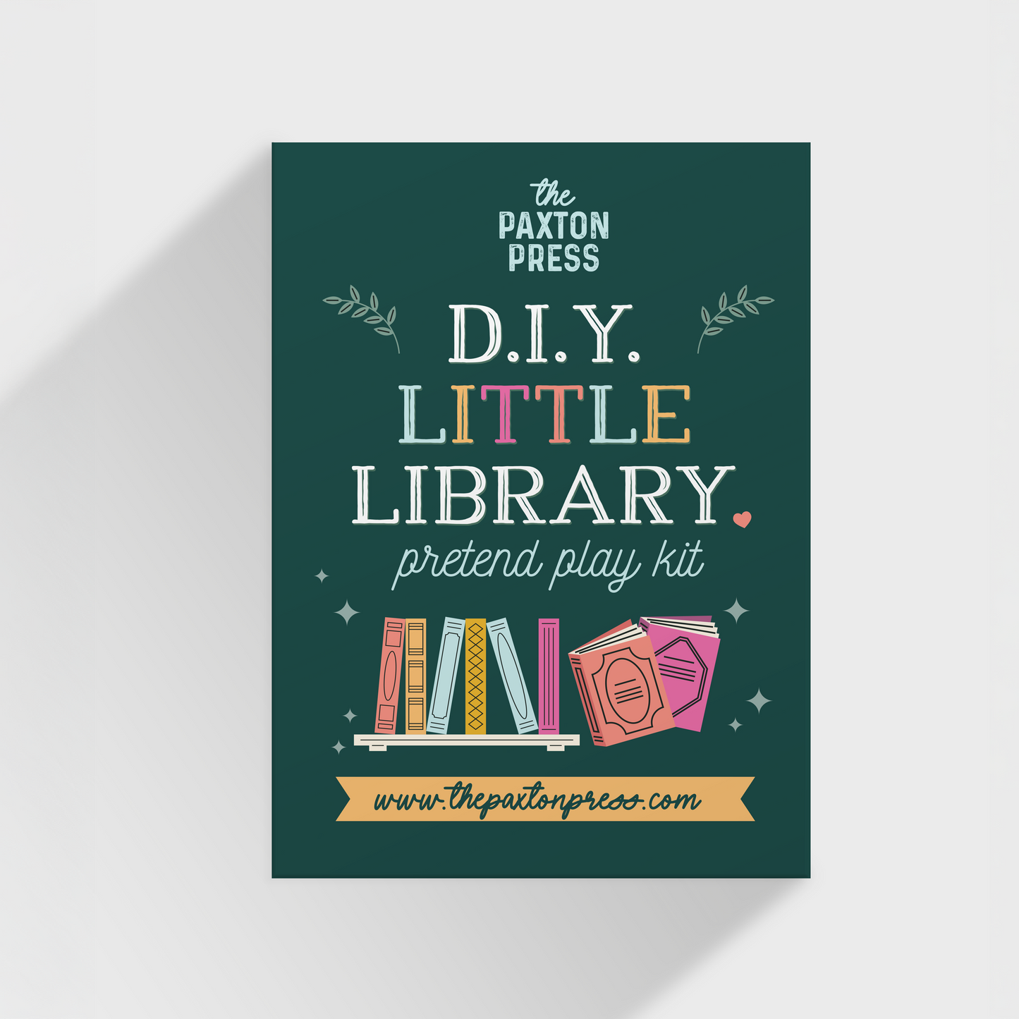 Library Pretend Play Kit – Kids Screen-Free Imaginative Play