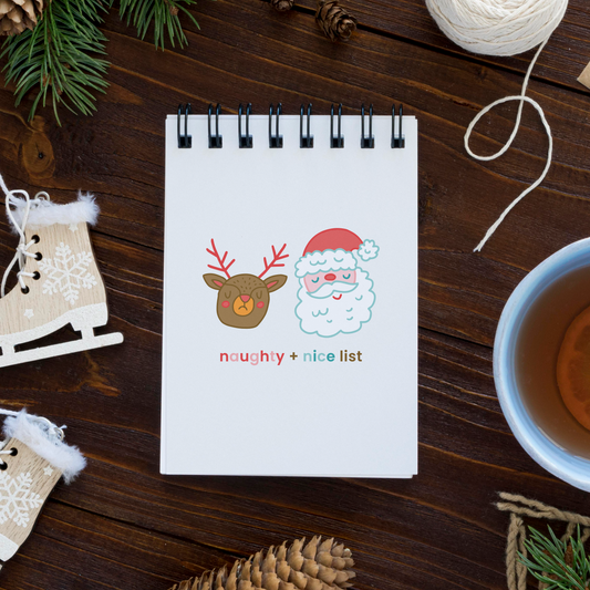 Naughty & Nice List Christmas Jotter