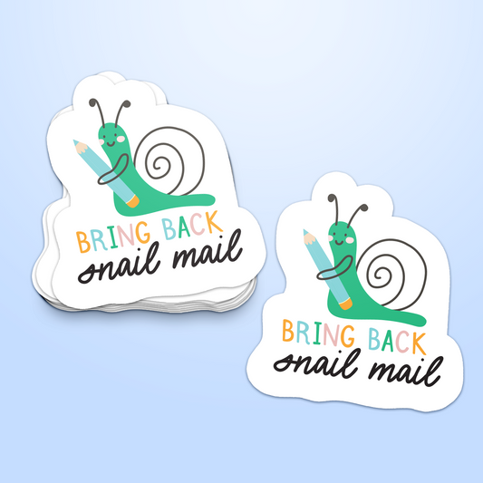 Bring Back Snail Mail Sticker