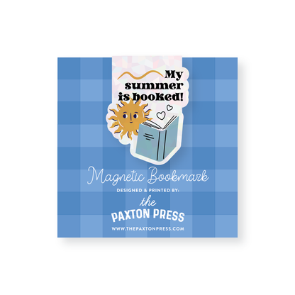 My Summer is Booked Holographic Magnetic Bookmark