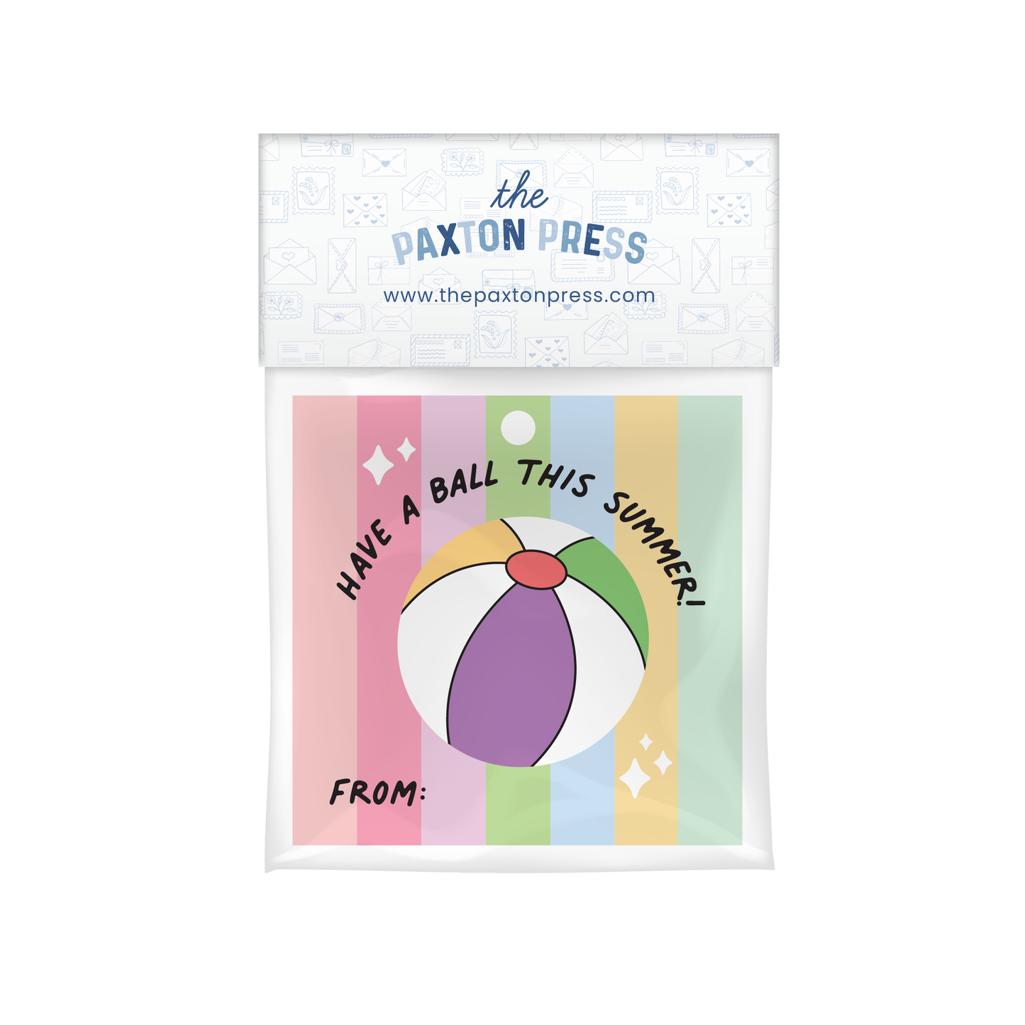 Have a Ball this Summer End of Year Gift Tags - Set of 30