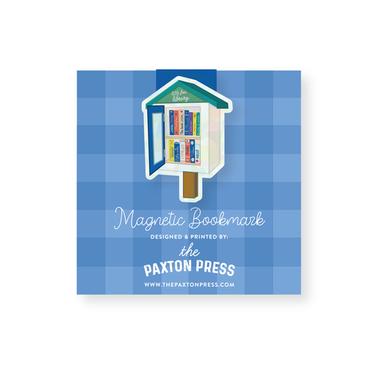 Little Free Library Holographic Magnetic Bookmark