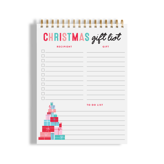 Christmas Gift List - 50 Page Notepad