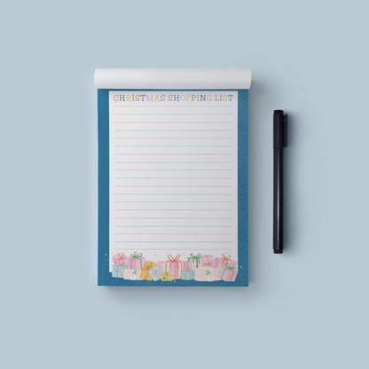 Christmas Shopping List Notepad