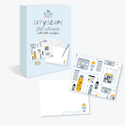 Cityscape Stationery Set of 12