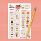 Coffee Shop Pretend Play Notepad