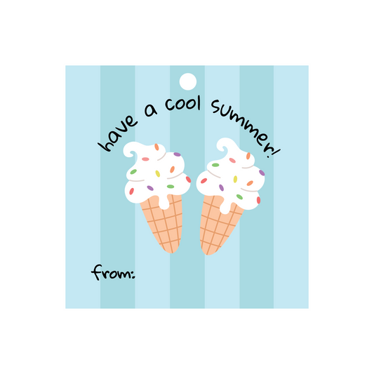 Have a Cool Summer Summer End of Year Gift Tags - Set of 30