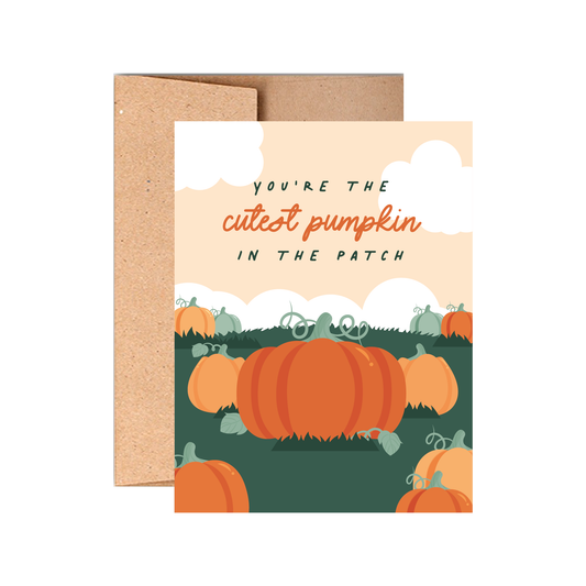 Cutest Pumpkin in the Patch Greeting Card