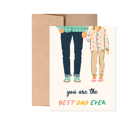 Best Dad Ever Father's Day Greeting Card
