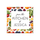From the Kitchen of - Fruit & Veggie Tags or Stickers