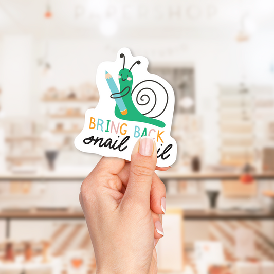 Bring Back Snail Mail Sticker