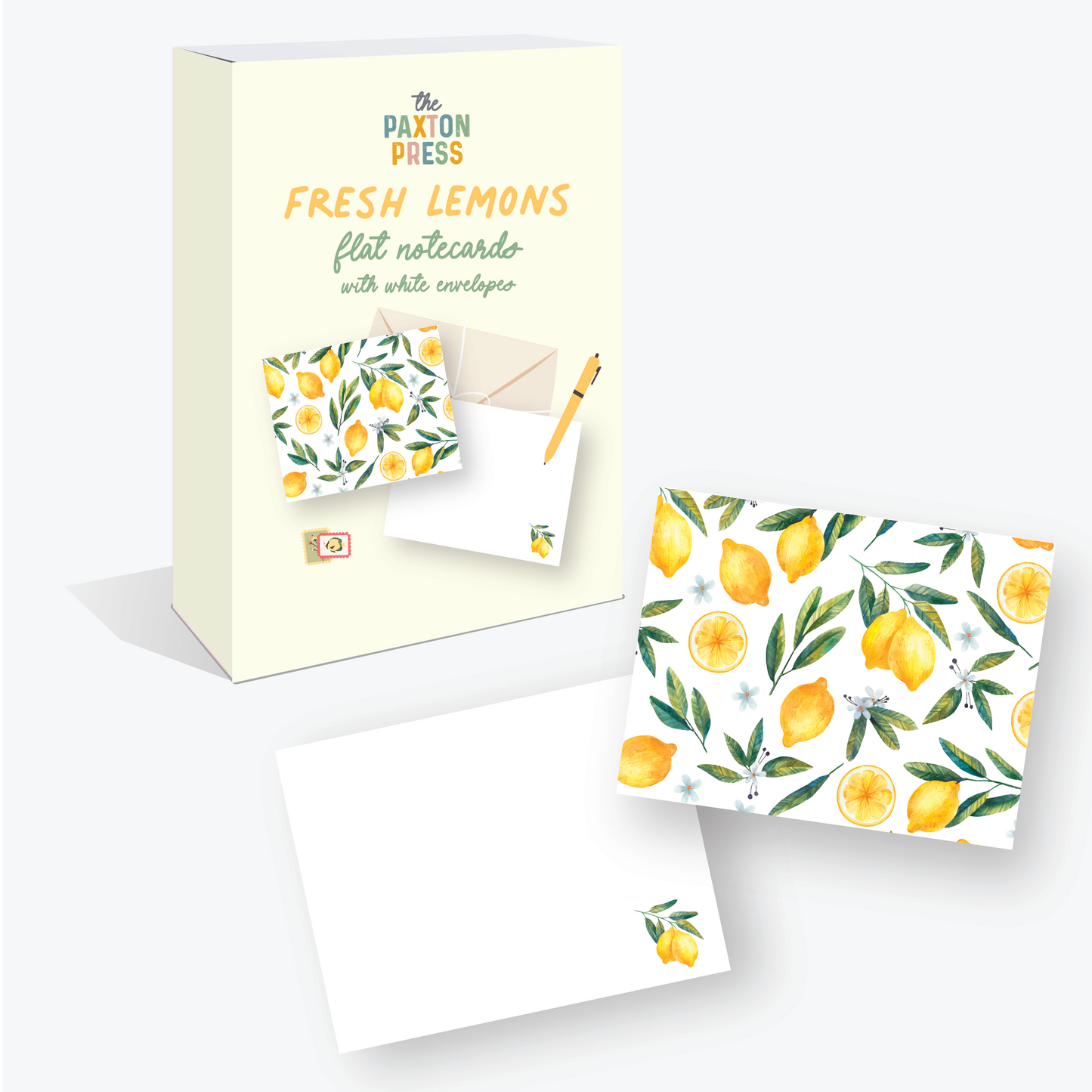 Lemons Stationery Set of 12