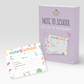 Set of 24 Notes to School