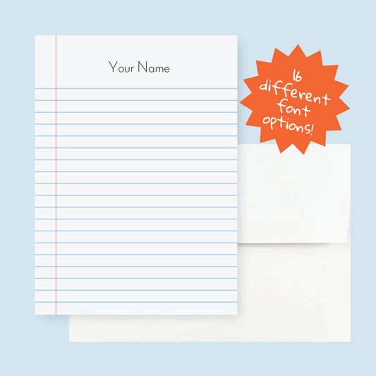 Custom Notebook Writing Stationery Set of 12