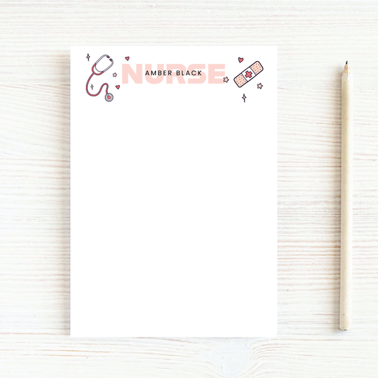 Custom Nursing Notepad
