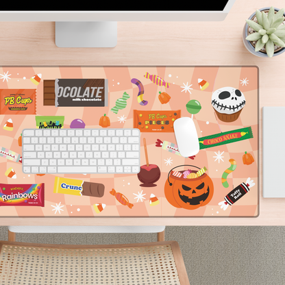 Halloween Desk Mat - Orange