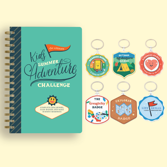 Kids Summer Adventure Challenge - Notebook & Badges