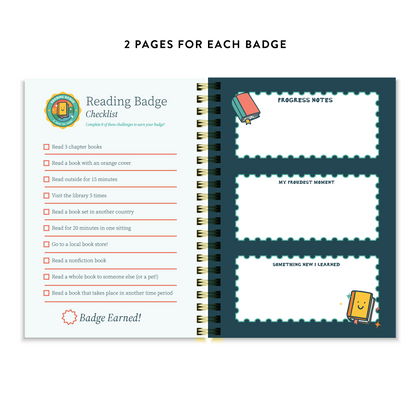 Kids Summer Adventure Challenge - Notebook & Badges