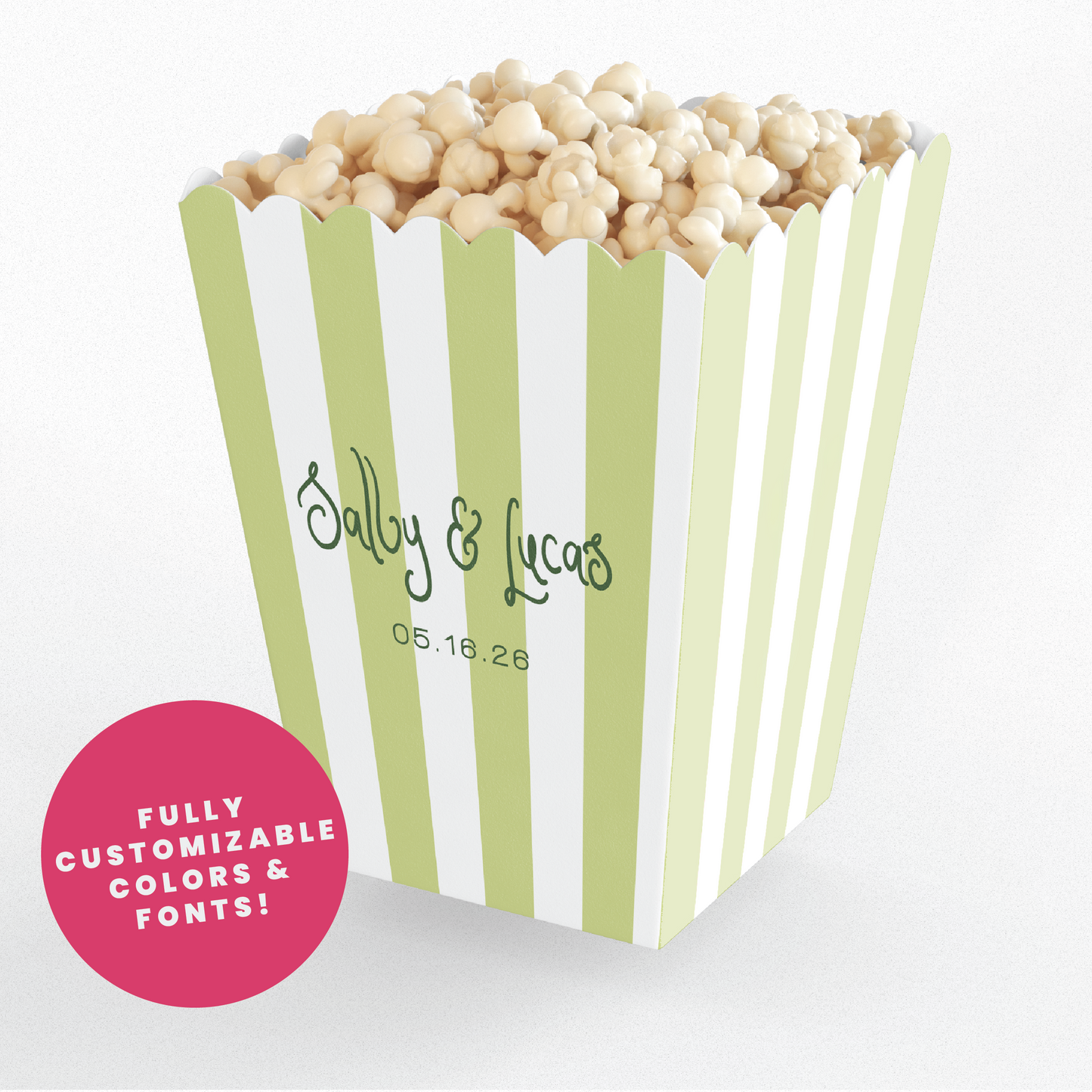 Personalized Popcorn Boxes