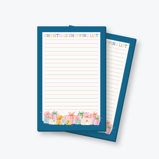 Christmas Shopping List Notepad