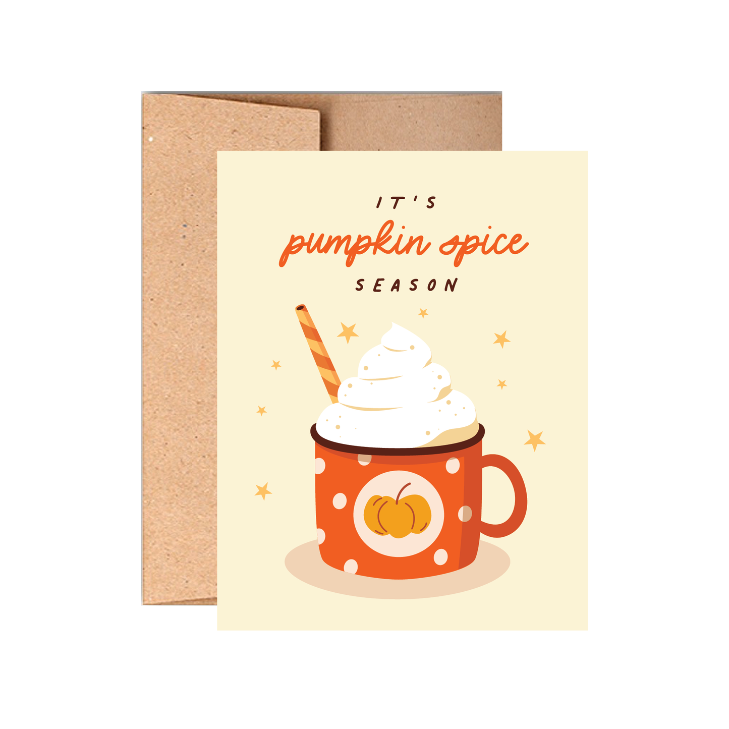 It's Pumpkin Spice Season Greeting Card
