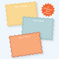 Scalloped Edge Writing Stationery Set of 12