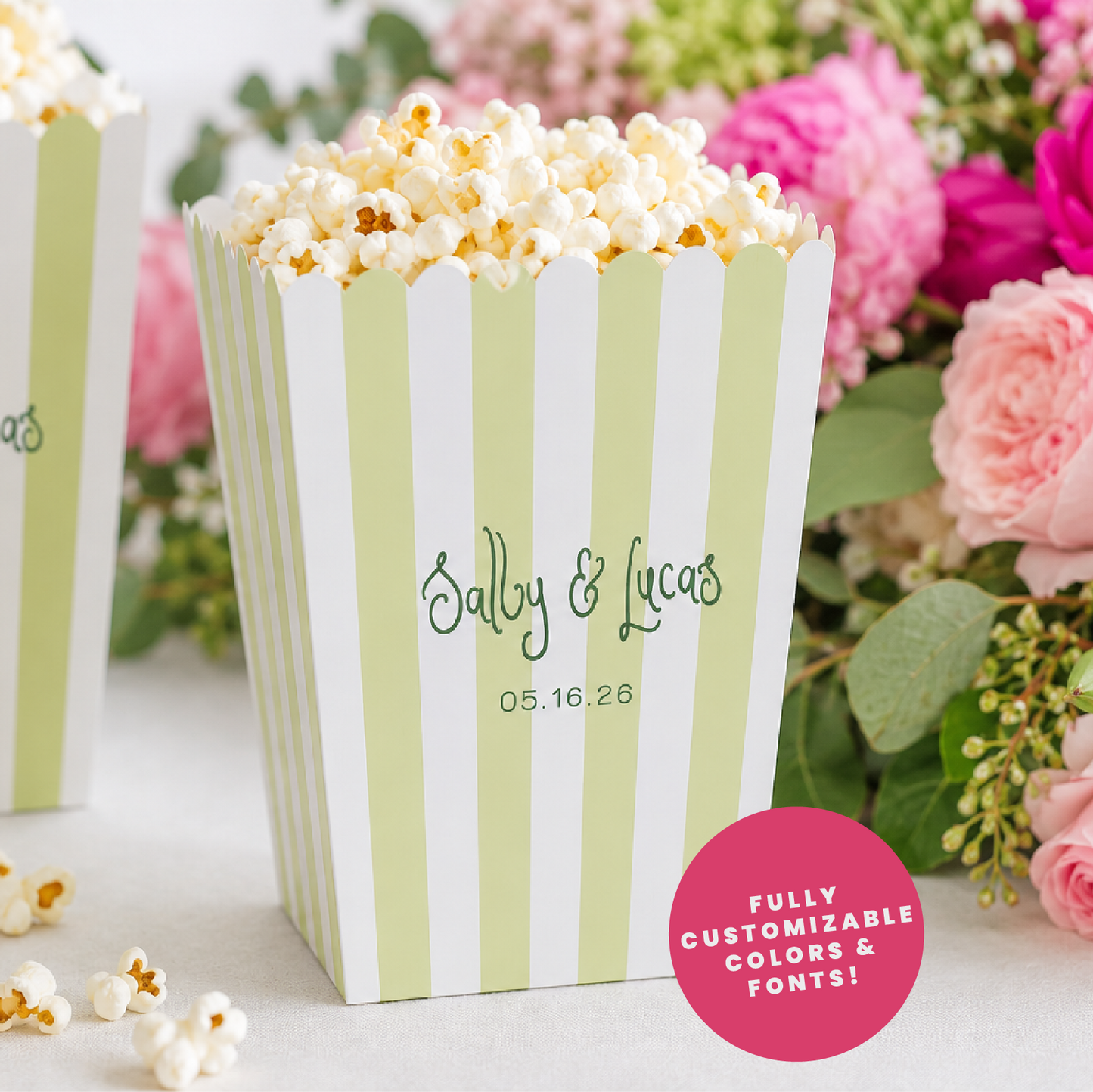 Personalized Popcorn Boxes