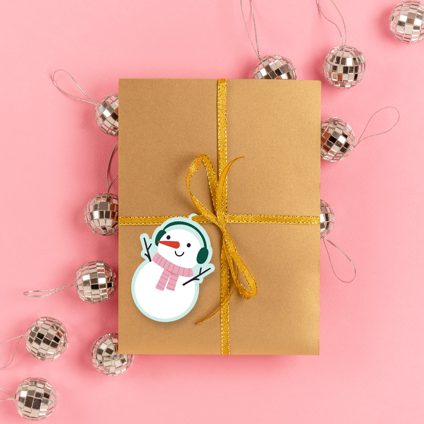 Snowman Shaped Christmas Gift Tags