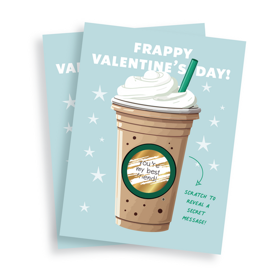 Frappuccino Scratch-Off Class Valentines