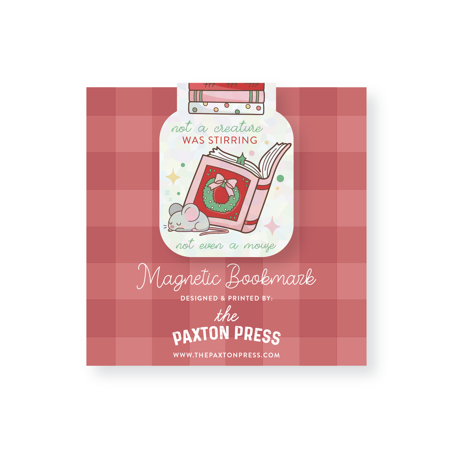 Night Before Christmas Holographic Magnetic Bookmark