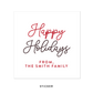 Happy Holidays Favor Tags or Stickers