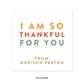 Thankful For You Favor Tags or Stickers