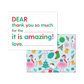 Kids Fill In The Blank Thank You Christmas Flamingos