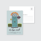 We Have Moved Front Door Post Card  (Set of 50)