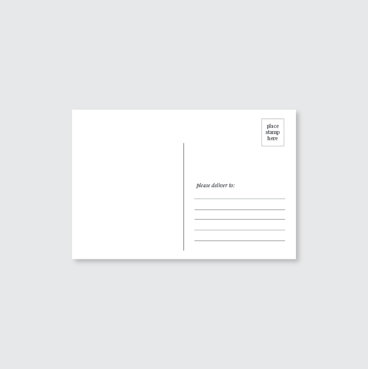 We Have Moved Front Door Post Card  (Set of 50)