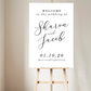 Simple Calligraphy Welcome Sign