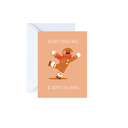 Ice Skating Gingerbread Man