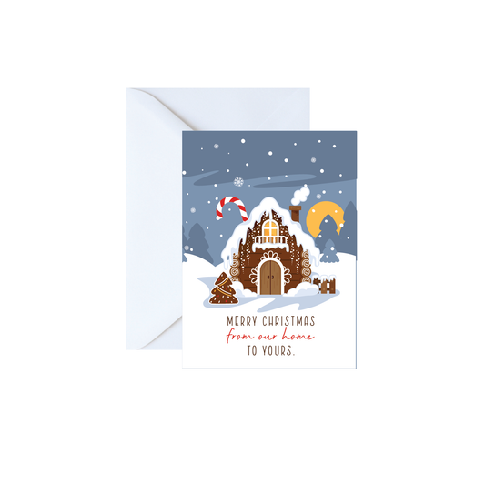 Candy Cane Gingerbread House