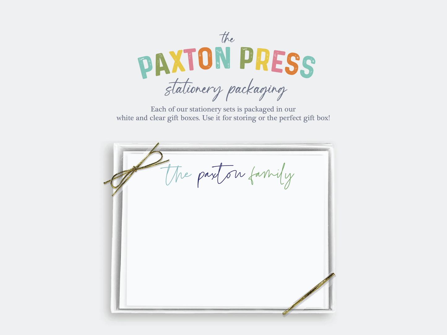 Blue Ridge Mountains Sketch Personalized Stationery Set of 12