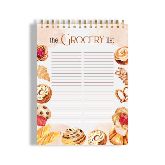 Grocery Shopping List - 50 Page Notebook