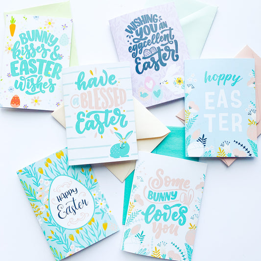 Easter Mini Cards - Pack of 6